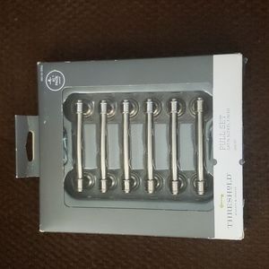 Threshhold Drawer Pulls Satin Nickel Finish 6 Pack
